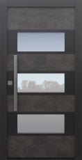 Haustür Prado Agate Grey mit Option 2. Farbe Modell B17