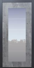 Haustür Exterior Skyline mit Glasmotiv MS4 mit Option Designpaket Modell B34