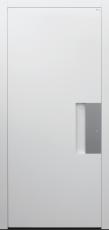 Haustür weiß mit Option Schalengriff Modell B9