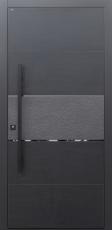 Haustür Keramik Koshi nero Design B918 Betonornament Modell B9